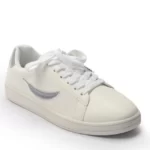 Giày Sneaker nữ thêu chiếc lá phong cách Hàn Quốc màu trắng, đế su GTT577-56